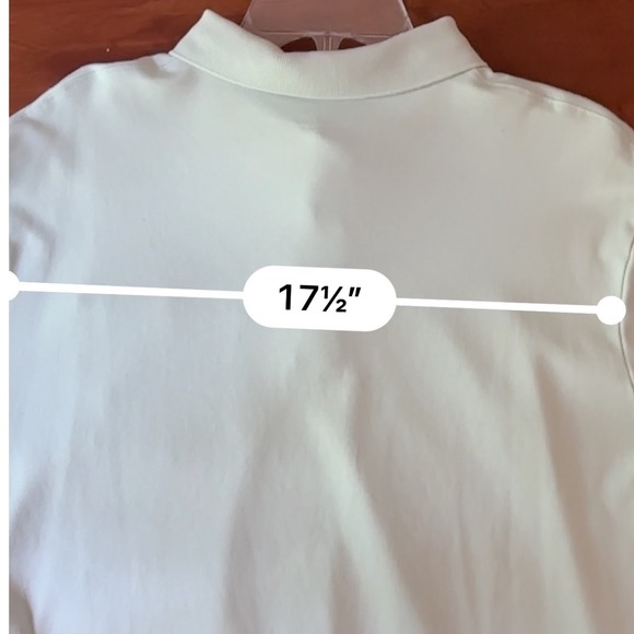 Lands' End Polo Shirt Traditional Fit Moisture Wicking Short Sleeve Golf XL EUC - Picture 7 of 11